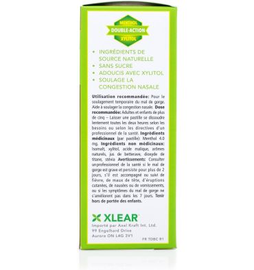 Xlear Spray descongestionante nasal de 12 horas, spray nasal salino natural  con xilitol y oximetazolina, alivio instantáneo de la presión sinusal y la