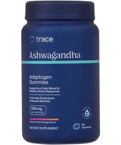 Trace, Ashwagandha sabor Maracuyá y Naranja. 60 gomitas