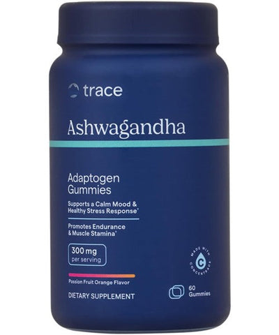 Trace, Ashwagandha sabor Maracuyá y Naranja. 60 gomitas