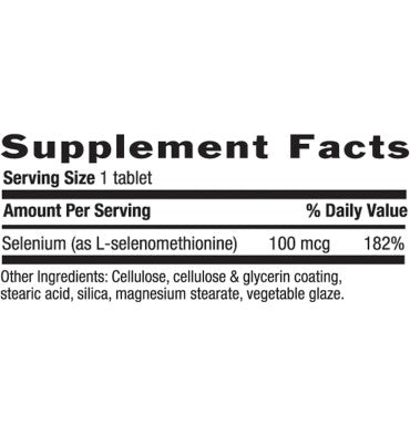 Selenio Yeast Free 100 mcg