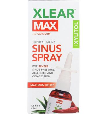 Spray Nasal Natural Máximo Alivio con Capsico y Xilitol. 1.5 oz