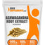 Bulksupplements, Extracto de Ashwagandha en Polvo. 100, 250, 500 y 1000 mg
