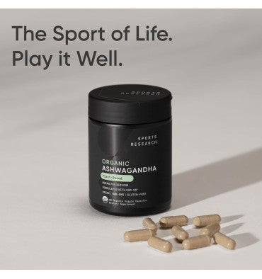 Sports Research, Ashwagandha Orgánica KSM-66. 90 caps.