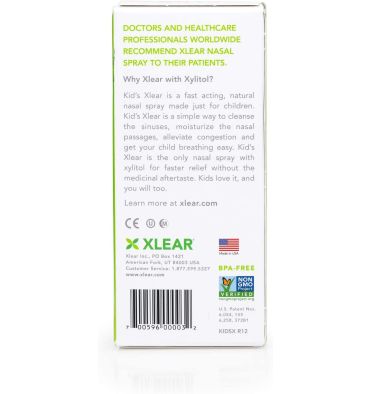 Gotas Nasales Naturales para Niños a base de Xilitol y Semilla de Toronja. 15 oz.