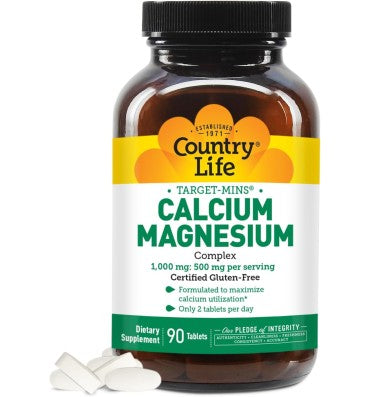 Calcio y Magnesio. 90 y 180 Tabs.