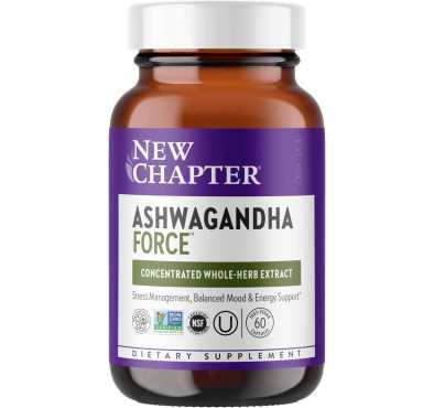 New Chapter, Ashwagandha "Force". 60 caps