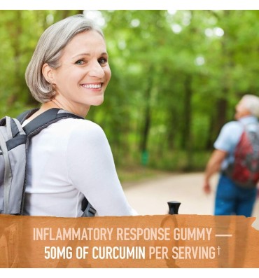 Cúrcuma y Gengibre, Soporte Inflamatorio. 120 Gomitas