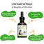 Suplemento Life Gold contra Cancer para Perros y Gatos. 59 ml.