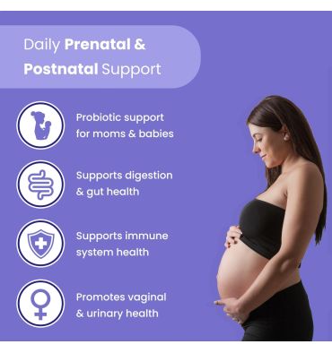 Probióticos y Prebióticos  Prenatal 30 billones, apoyo para Mamá y Bebe. 30 caps