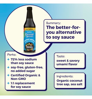 Aminos de Coco Orgánico Coconut Secret. 987 ml