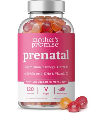 Multivitamínico Prenatal con Omega y Ácido Fólico en Gomitas.