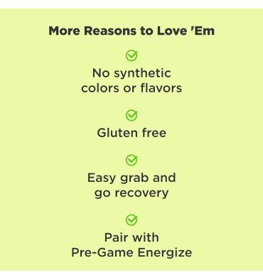 Post Game Recuperación sabor Piña, 25 gomitas