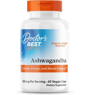 Doctor´s Best, Ashwagandha 125 mg. 60 Vcaps