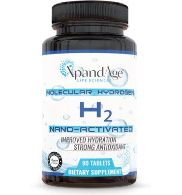 Xpandage H2 Hidrógeno Molecular con Magnesio, Potasio y Sodio. 90 tabs