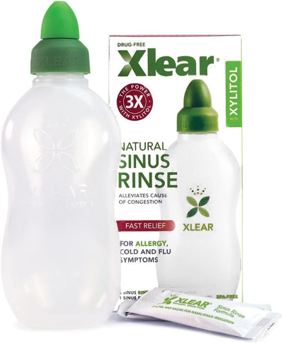 Lavado Sinusitis Natural con Xilitol Botella con 50 paquetes