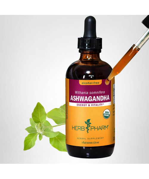 Herb Pharm, Raíz de Ashwagandha Orgánica, sin alcohol. 30, 60 y 120 ml.