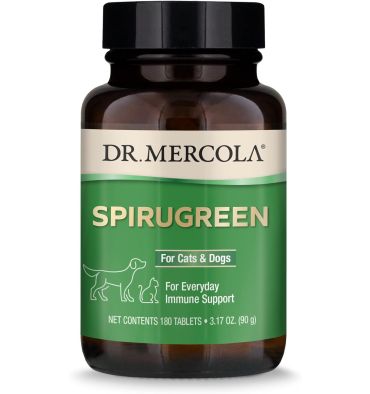 Spirugreen Alga Orgánica para Perros y Gatos. 180 tabs.
