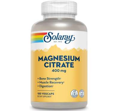 Magnesium Citrate 400 mg, 180 Vcaps