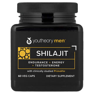 Hombre, Shilajit, 60 Veg Caps (250 mg per Capsule)