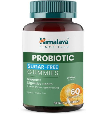Probióticos Libres de Azúcar sabor Naranja (5 bill) . 60 gomitas