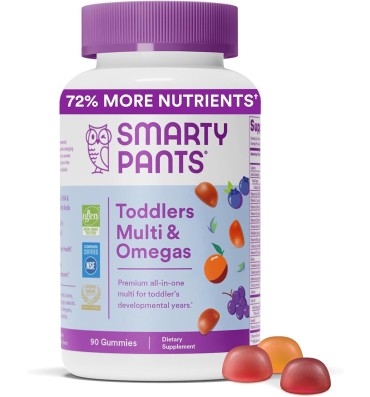 Toddler Multi y Omegas.  90 Gomitas Vegan