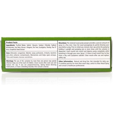 Gotas Nasales Naturales Rescue, Oregano, Eucalipto y Tea Tree. 1.5 oz