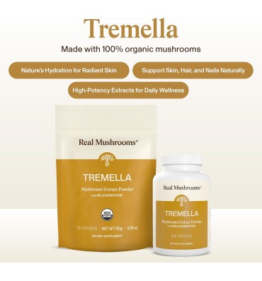 "Rejuvenation"; Extracto de Hongo Tremella Orgánico. 3 opc