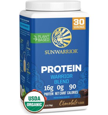 Proteína Warrior Blend Vegana sabor Chocolate. 750 gr.