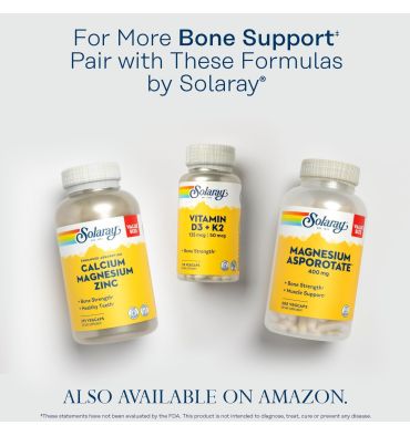 Vitamina D3 plus K2, 120 vcaps.