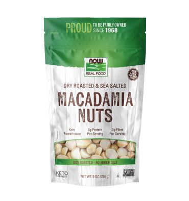 Nueces de Macadamia Tostadas secas y Sal Marina. 255 gr.