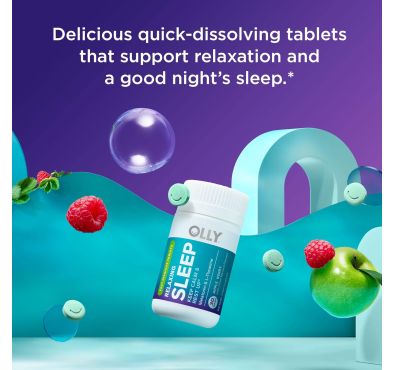 Relaxing Sleep 3 mg Melatonina rápida disolución Manzana. 30 tabs