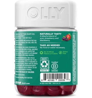 Gomitas de Sueño para Recuperación Muscular. 40 gomitas