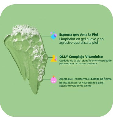 OLLY, Gel de Baño para el Cuerpo, en varios aromas y estado de ánimo. 502 ml.