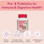 Prebióticos y Probióticos fórmula Inmmunidad para Niños. 60 Gomitas