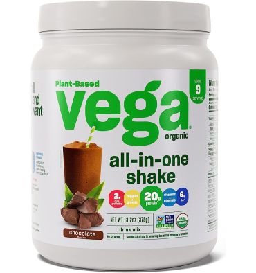 VEGA ONE ORGANIC, sabor Chocolate. 375 gr.