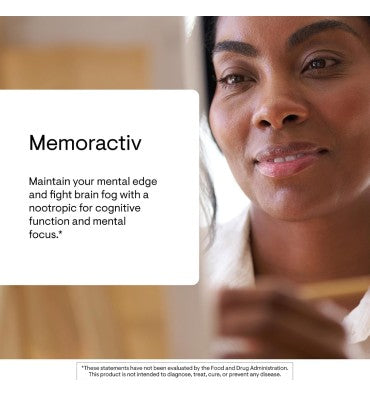 Memoractiv, Suplemento Nootrópico y Soporte Cognitivo. 60 caps