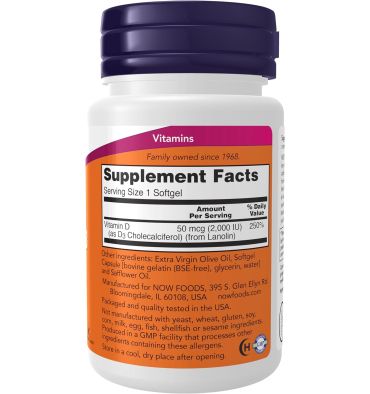 Vitamina D3  (2,000 IU)