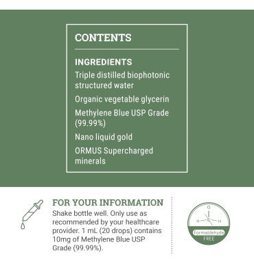 Azul de Metileno líquido al 1% Grado farmacéutico. 59.2 oz