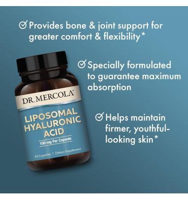 Ácido Hialurónico Liposomal 100 mg. 30 caps.