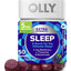 OLLY, Extra Strength Sleep, soporte descanso nocturno 5, sabor Zarzamora. 50, 70 y 90 gomitas