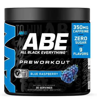 All Black Everything , Pre Workout Powder, 13 sabores. 390 gr.
