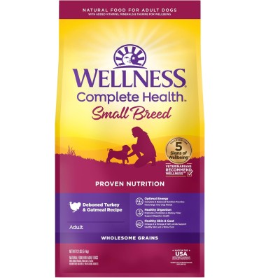 Alimento Natural para Cachorro Raza Pequeña, Pavo, Salmón y Avena. 2 opc.