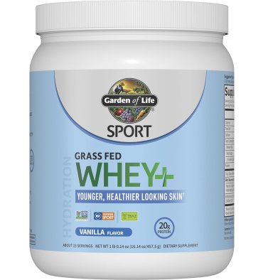 Proteína de Whey adicionada con Colágeno  y MCT sabor Vainilla. 457.5 gr