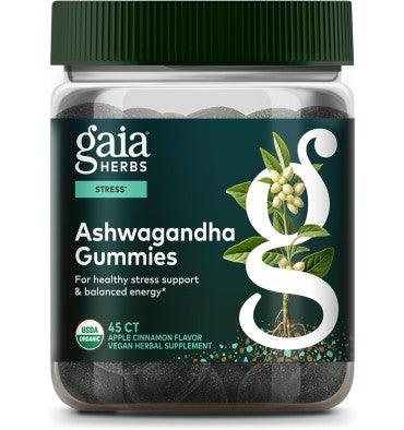 Gaia Herbs, Ashwagandha y Hierbas Orgánicas. 45 y 81 gomitas