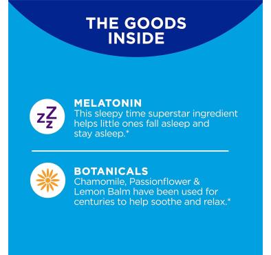 Gomitas de Melatonina para Niños sabor Raspberry, 50 Gomitas