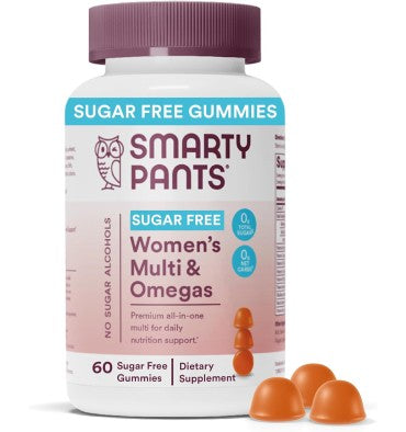 Multivitamínico y Omegas para Mujer, libre de azúcar. 60 gomitas.