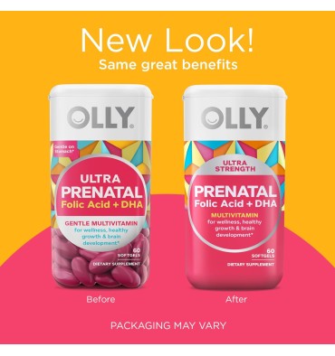 Multivitamínico Prenatal + DHA. 60 softgel