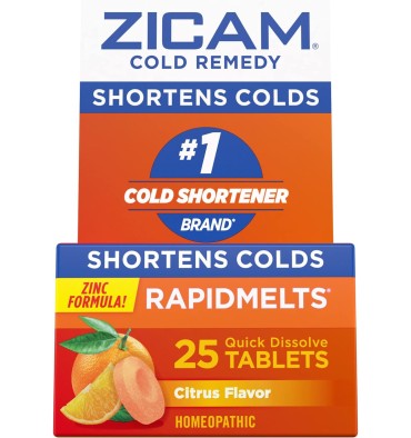 Coldremedy Rapidmelts. 5 sabores