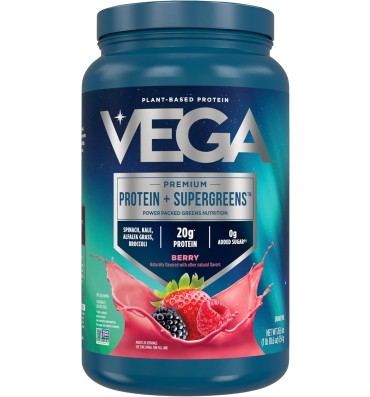 Vega Premium Protein (20 gr) + Supergreens. 3 sabores.  760 gr