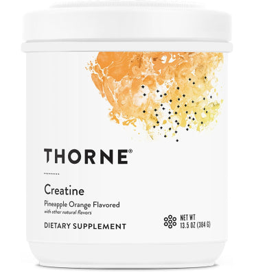 Thorne, Creatina Monohidratada en Polvo sabor Piña Naranja. 450 gr.